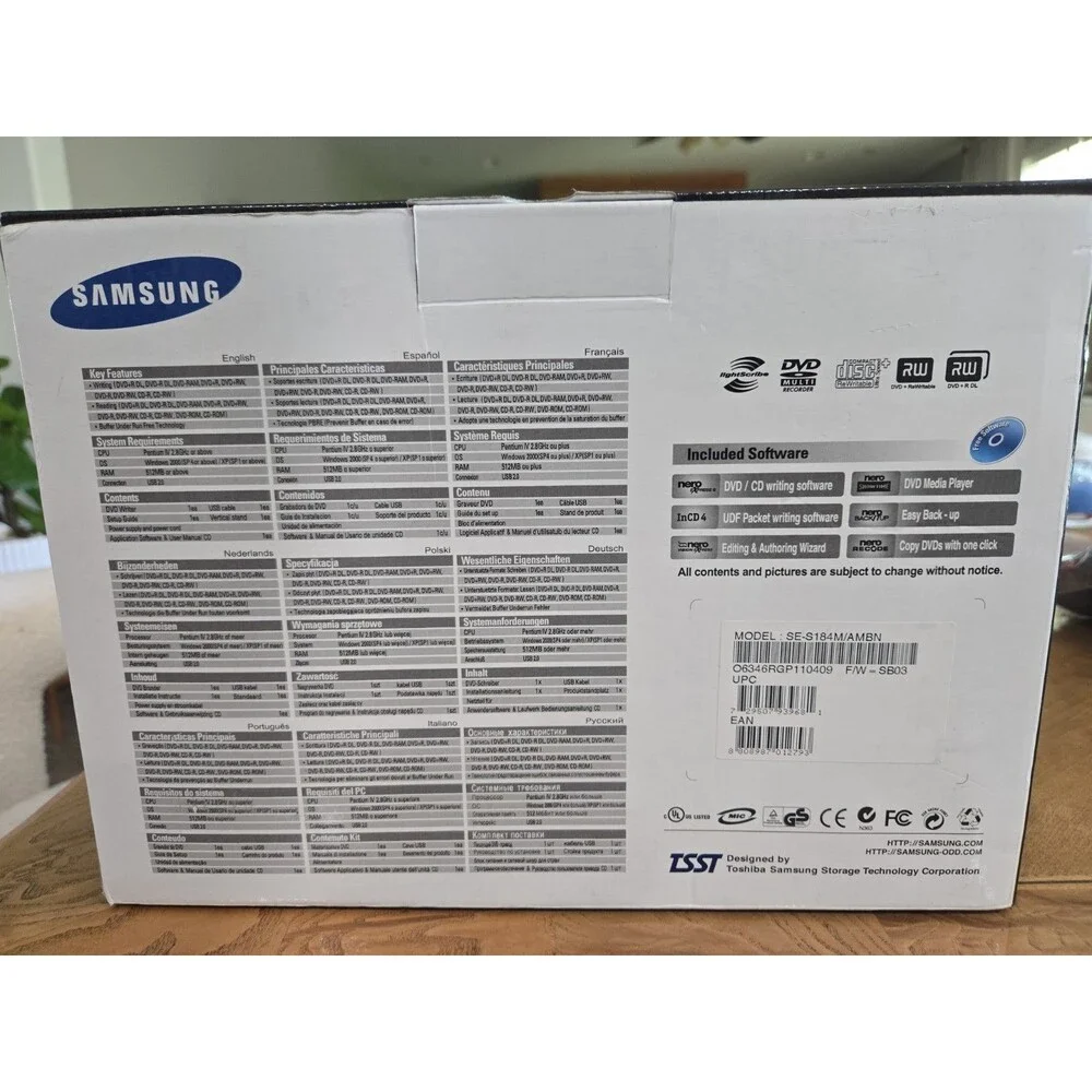 Samsung external dvd